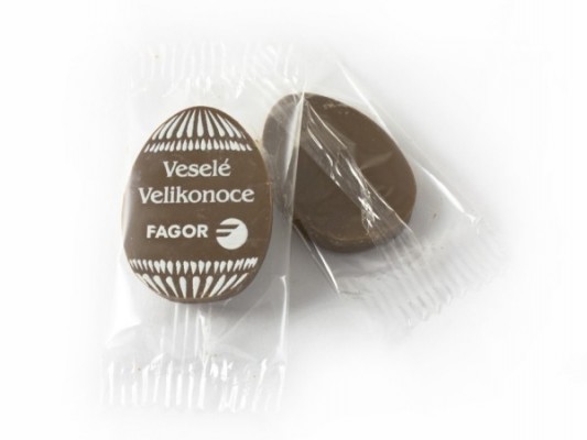 čokoládové vajíčko- FAGOR,
reklamní sladkosti